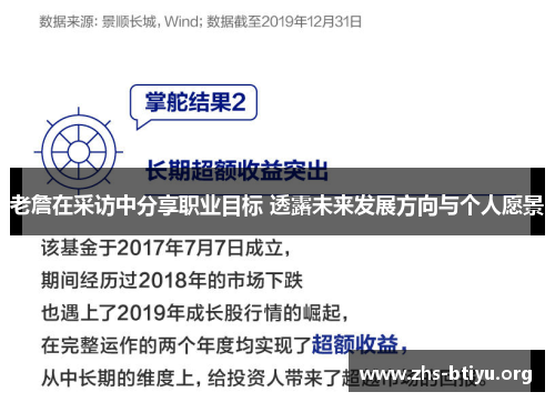 老詹在采访中分享职业目标 透露未来发展方向与个人愿景