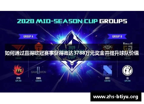 如何通过赢得欧冠赛事获得高达3788万元奖金并提升球队价值