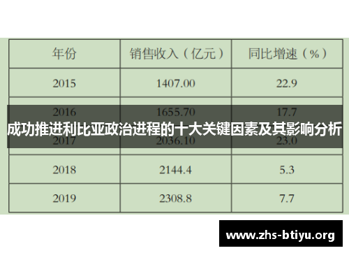 成功推进利比亚政治进程的十大关键因素及其影响分析